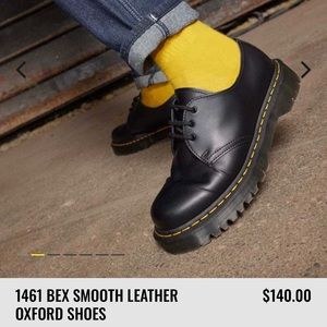 De Marten 1461 Bex Smooth Leather Oxford shoe NEW IN BOX  size 9 women